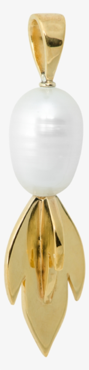 Comet Pearl Necklace Charm - Locket