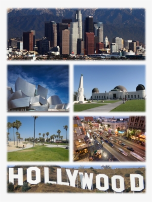 Te-collage Los Angeles - Hollywood Sign
