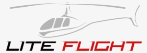 Lite Flight Helicopters - Helicopter Logo