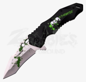 Green Blood Z-hunter Knife - Coltello Z-hunter Liner Lock A/o Black Red White