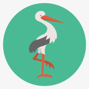 Stork Icon - Pregnancy