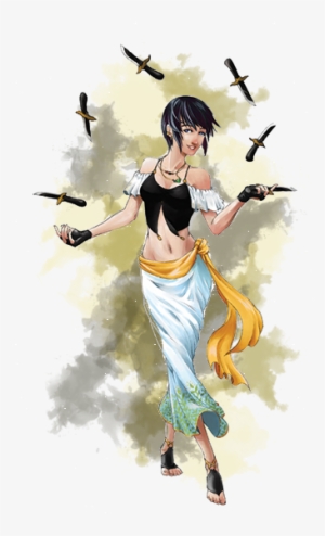 Knife-juggler Archetype - Cartoon