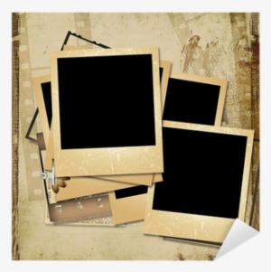 Grunge Background With Old Polaro - Polaroid Corporation