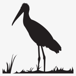 Clip Free Library Baby Silhouette At Getdrawings Com - Stork