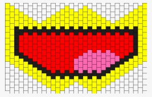 Awesome Face Kandi Mask Bead Pattern - Alton Towers