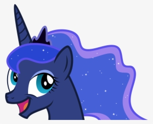 Axemgr, Awesome Face, Princess Luna, Safe, Simple Background, - Cartoon