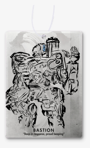 Bastion Air Freshener - Sketch