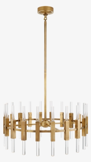 Palomar Small Rotating Chandelier In Hand-rubbed Antique - Chandelier