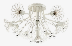 Kate Spade Keaton White Wire Bouquet Flush Mount - Kate Spade Keaton Bouquet Flush Mount, Light Cream