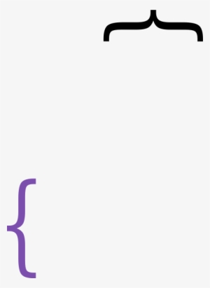 Purple Bracket Clip Art - Clip Art