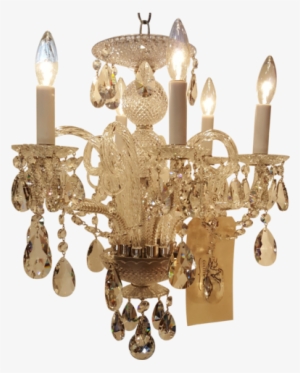 Venetian Chandelier W/ Diamond Cut Crystal - Venice