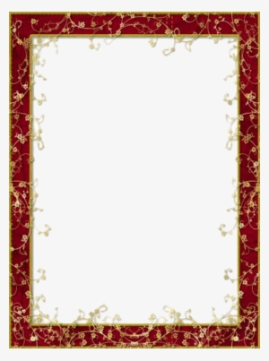 Free Png Red Flower Frame Png Images Transparent - Frames Png