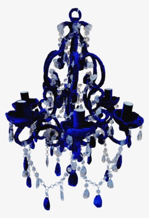 Midnight Blue - Blue Chandelier Png