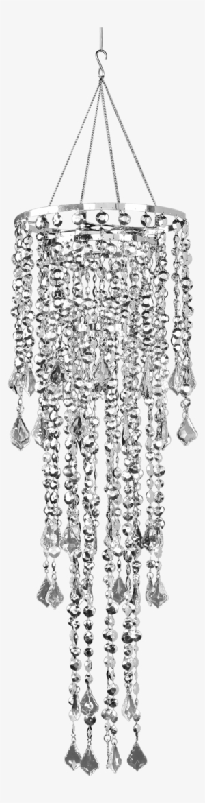 Icicle Multi Diamond Chandelier - Silver