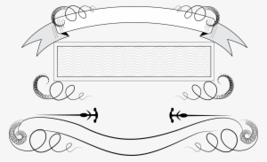 Blank Banners Png Download - Banderines Para Texto Png