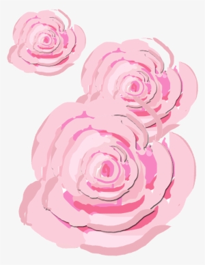 I Cut Out The Flowers, And Using The Flower Shape As - Shabby Chic Flower Png