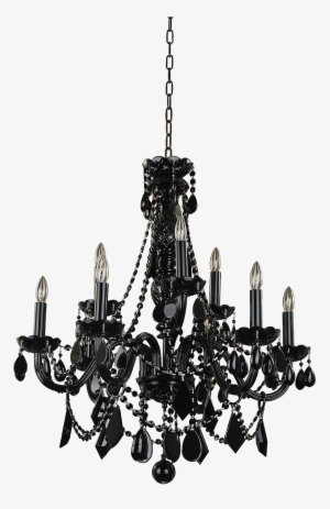Chandelier Png File - Black Crystal Chandelier