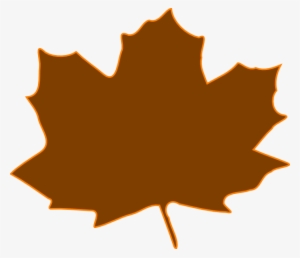 How To Set Use Brown Leaf, Orange Border Svg Vector