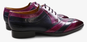 Derby Shoes Ricky 8 Eggplant Navy - Derbies Melvin & Hamilton Ricky 8 Eggplant Navy,