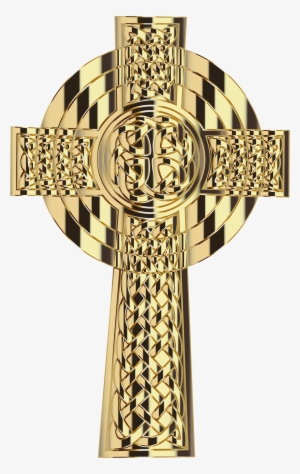 This Free Icons Png Design Of Golden Celtic Cross 4