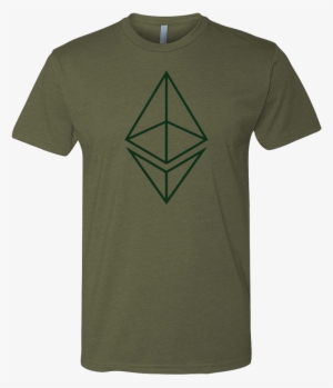 Ethereum Logo Wire Art T-shirt - Shirt