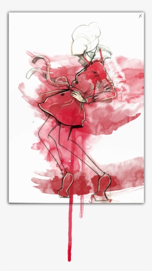 Study In Pink Trench - Sketch