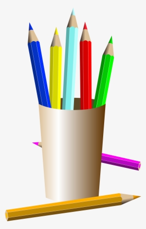 Artist Drawing Easel Clip Art - Pencil Colors Animado