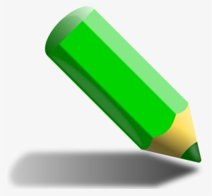 Crayon Colored Pencil, Colored Crayon, Pencil, Green - Pencil Clip Art