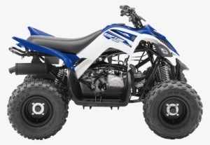 2018 Raptor 90 Blue Right - Yamaha Raptor 90 2018
