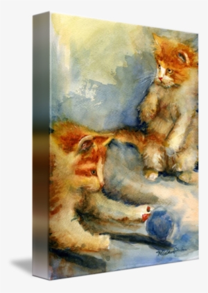 Go To Image - Watercolor Paintings Of Kittens