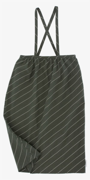 Tiny Cottons Diagonal Stripes Braces Skirt - Skirt