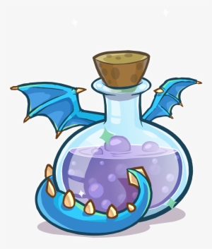 Medieval 2013 Potions Blue Puffle Dragon - Dragon Potion