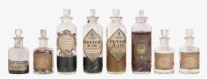 Eight Magical Potions And Bottles - Harry Potter Potions Png
