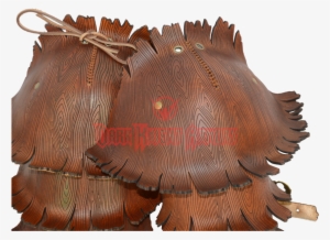 Woodland Tree Bark Pauldrons - Tortoise