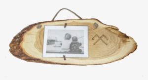 Wooden Picture Frame With Tree Bark - Urban Twist Personalised Loved Ones Photo Frame