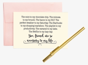 “necessary Combo” - Greeting Card - “ - Greeting Card