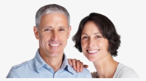 Dental Implants - Middle Age Couple Smiling Png