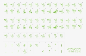 Font Pip Boy Weapons Dingbats Preview - Ny Maya