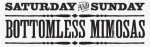 Bottomless Mimosa Brunch