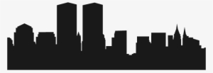 City Skyline Silhouette - Силуэт Города Нью Йорк