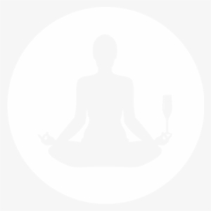 Yoga Mimosa Icon - Yoga Om Pose Clipart