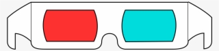 3d Glasses Red Cyan - Red And Blue 3d Colors