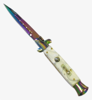 Milano Switchblade Knife With Synthetic Pearl Handle - Switchblade
