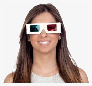 Girl With 3d Glasses