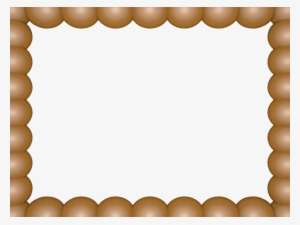 Gold Bubbly Pearls Rectangular Powerpoint Border - Cells Are The Last Link In A Great Chain That Forms