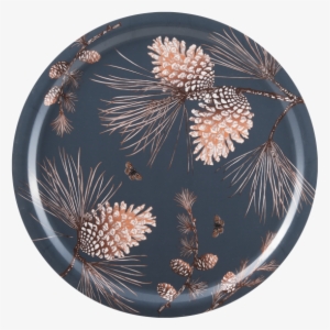 Pine Cone Thunder Tray 49cm - Ary Placemats - Fir Cones Thunder