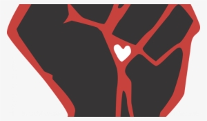 As An African American, I Learned From An Early Age - Angehobenes Faust-revolutionärs-herz Grußkarte