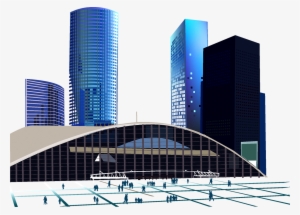 High Rise Building Architecture Illustration Highrise - Modern Building City Building Png