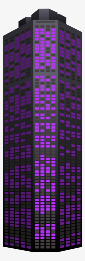 Purple Skyscraper Png Clip Art - Union Station