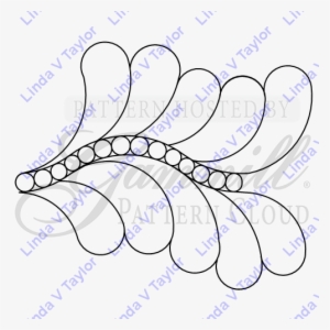 Lt 2244 Feather Border - Calligraphy